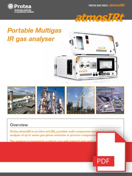 atmosIRt Hot Wet Gas Analyser Data Sheet atmosIRt Hot Wet Gas Analyser Data Sheet