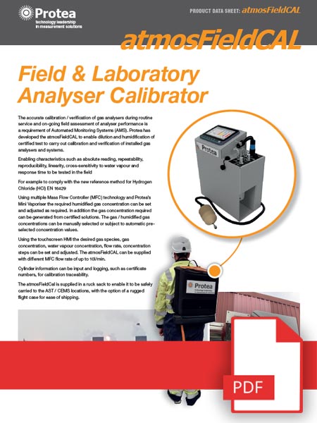 atmosFieldCAL Data Sheet atmosFieldCAL Data Sheet