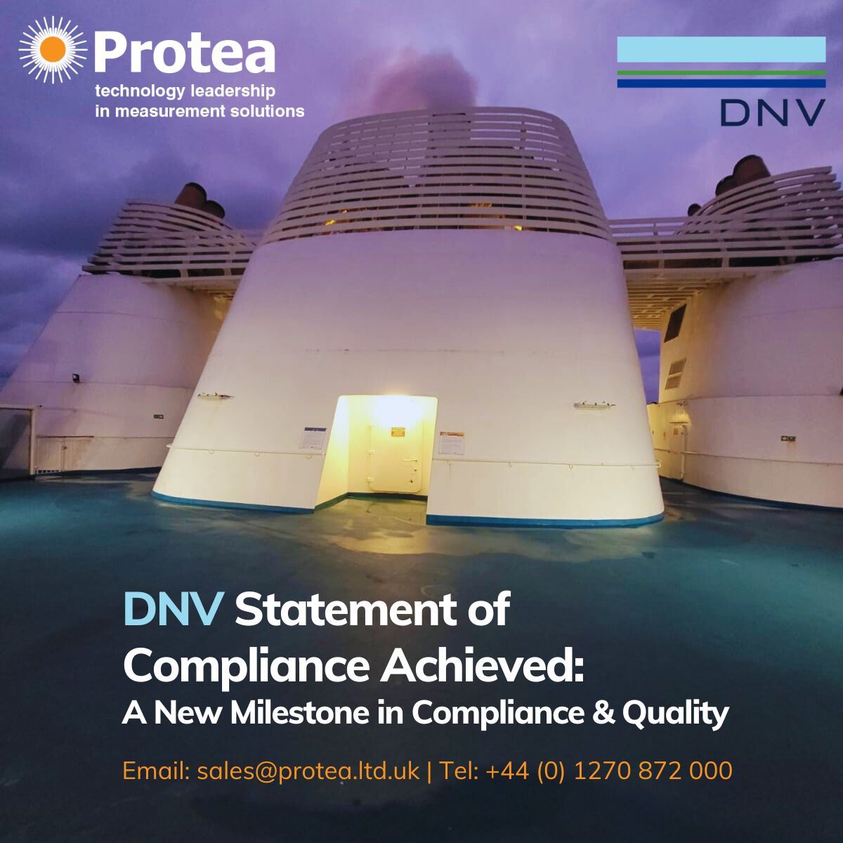DNV Statement of Compliance Achieved