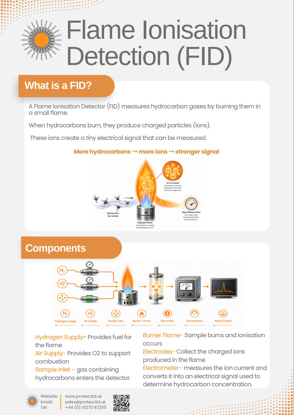 Flame Ionisation Detection By Protea In Focus