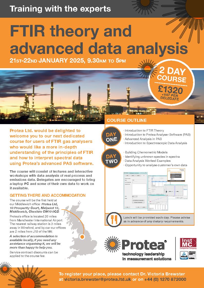 FTIR Theory and Advanced Data Analysis Course: Enhance Your Expertise with Protea
