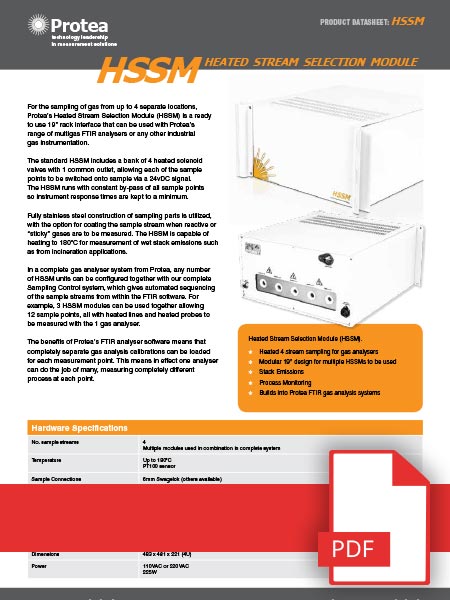 Heated Gas Sampling System brochure Heated Gas Sampling System brochure