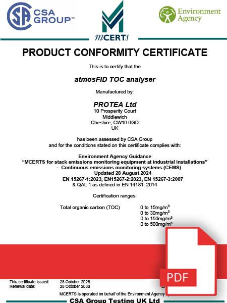 Continuous Emissions Monitoring FID Continuous Emissions Monitoring FID