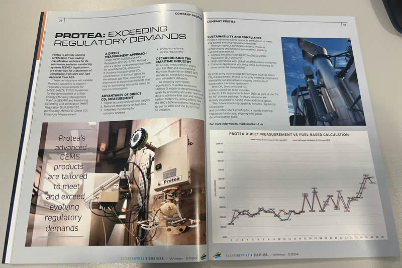 Protea is Featured Within the Winter Edition of the Clean Shipping International!