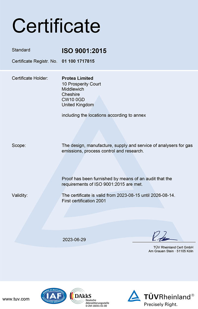 Protea Celebrates 25 Years of ISO 9001 Certification!