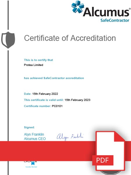 Safe Contractor Approved Certificate Safe Contractor Approved Certificate
