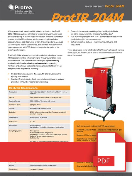 ProtIR 204M Data Sheet ProtIR 204M Data Sheet