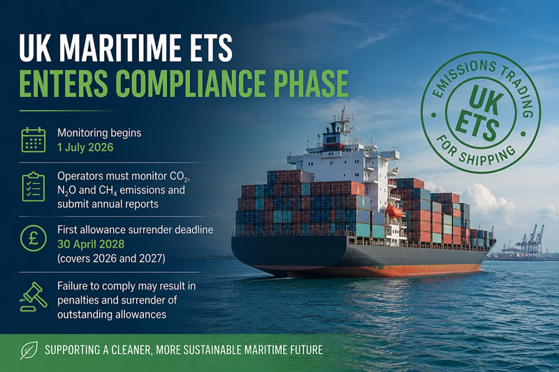 UK Maritime ETS Enters Compliance Phase